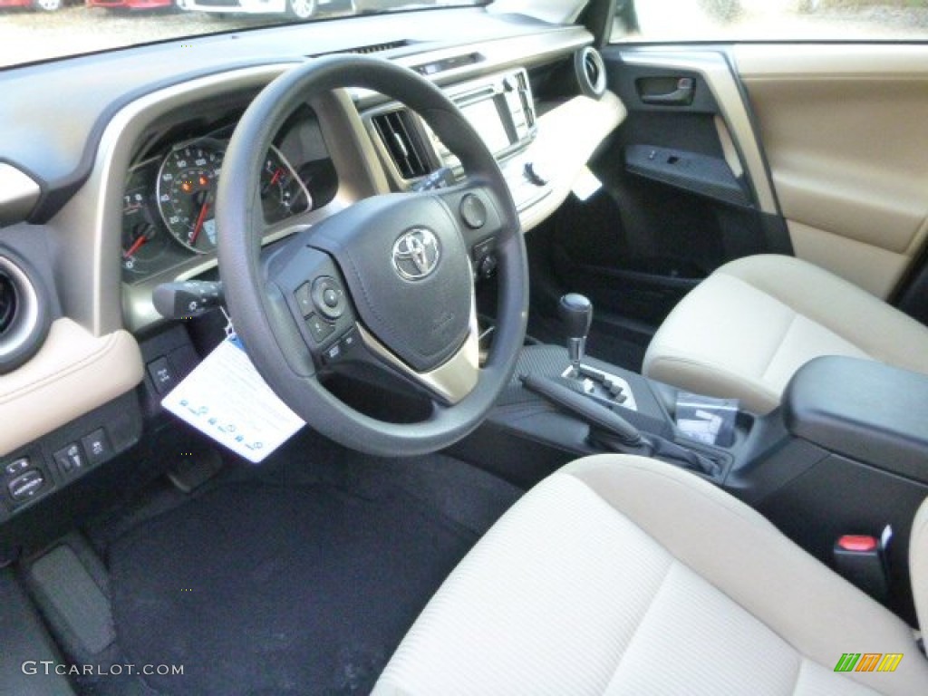 2013 RAV4 XLE AWD - Black / Beige photo #15