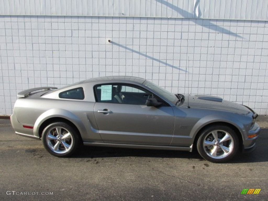 2008 Mustang GT Premium Coupe - Vapor Silver Metallic / Dark Charcoal photo #2