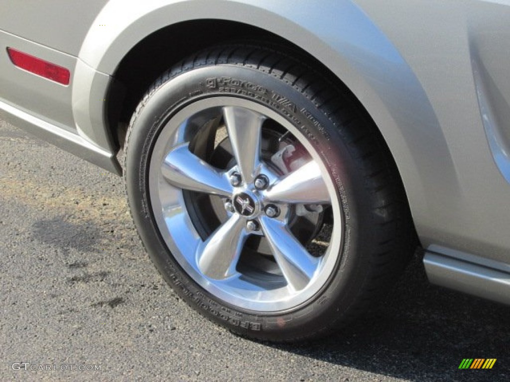 2008 Mustang GT Premium Coupe - Vapor Silver Metallic / Dark Charcoal photo #3