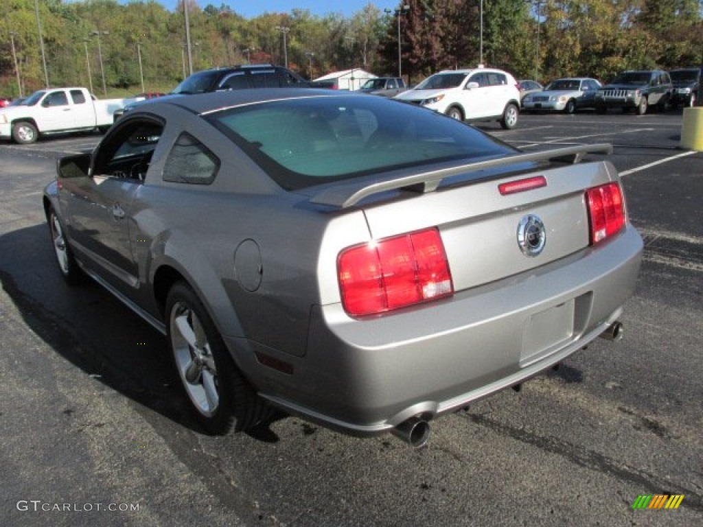 2008 Mustang GT Premium Coupe - Vapor Silver Metallic / Dark Charcoal photo #6