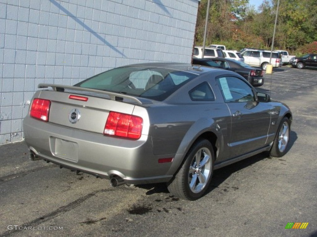 2008 Mustang GT Premium Coupe - Vapor Silver Metallic / Dark Charcoal photo #8