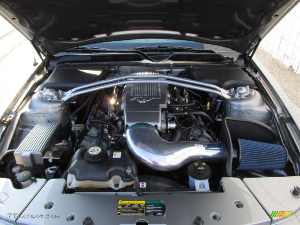 2008 Mustang GT Premium Coupe - Vapor Silver Metallic / Dark Charcoal photo #9