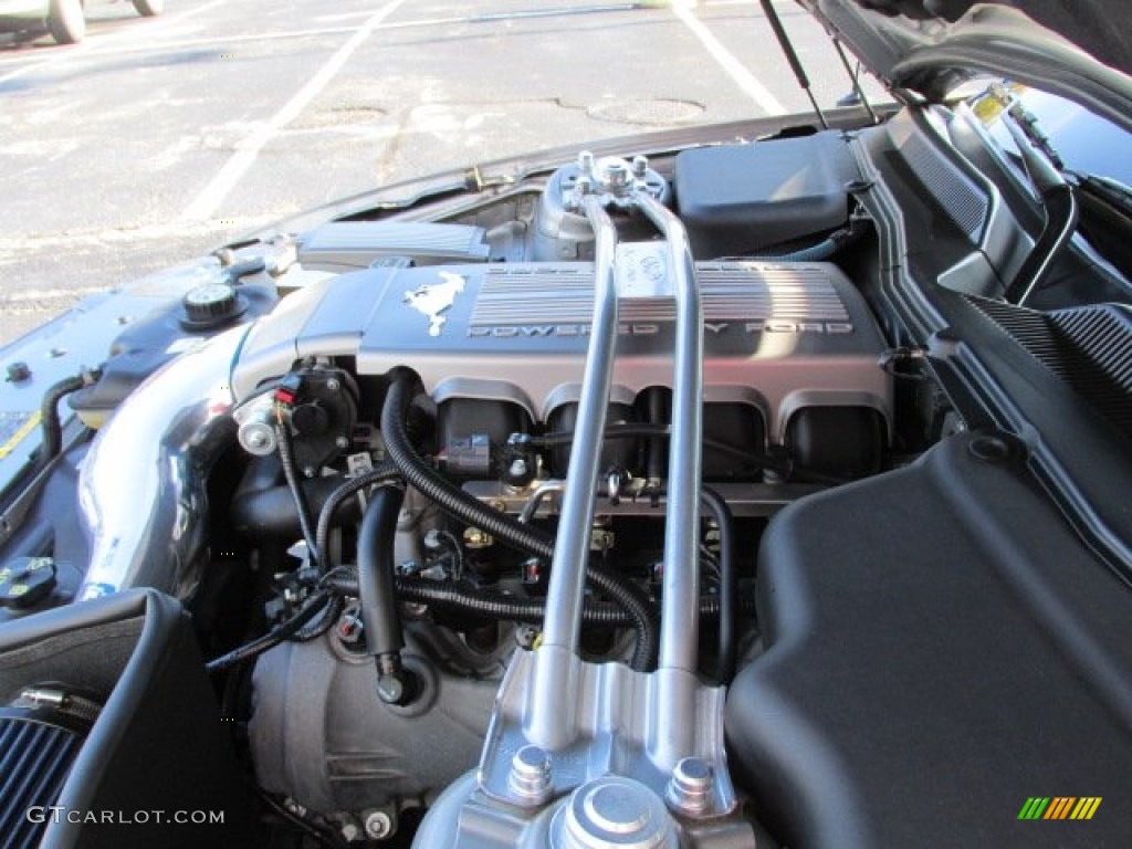 2008 Mustang GT Premium Coupe - Vapor Silver Metallic / Dark Charcoal photo #11