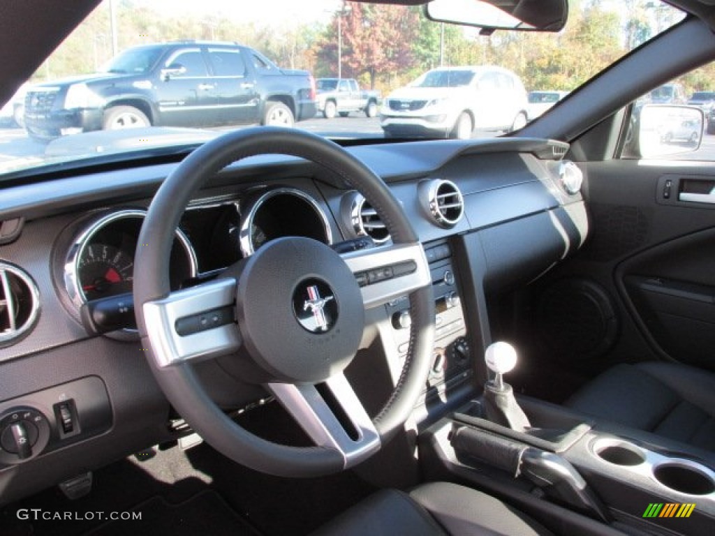 2008 Mustang GT Premium Coupe - Vapor Silver Metallic / Dark Charcoal photo #12