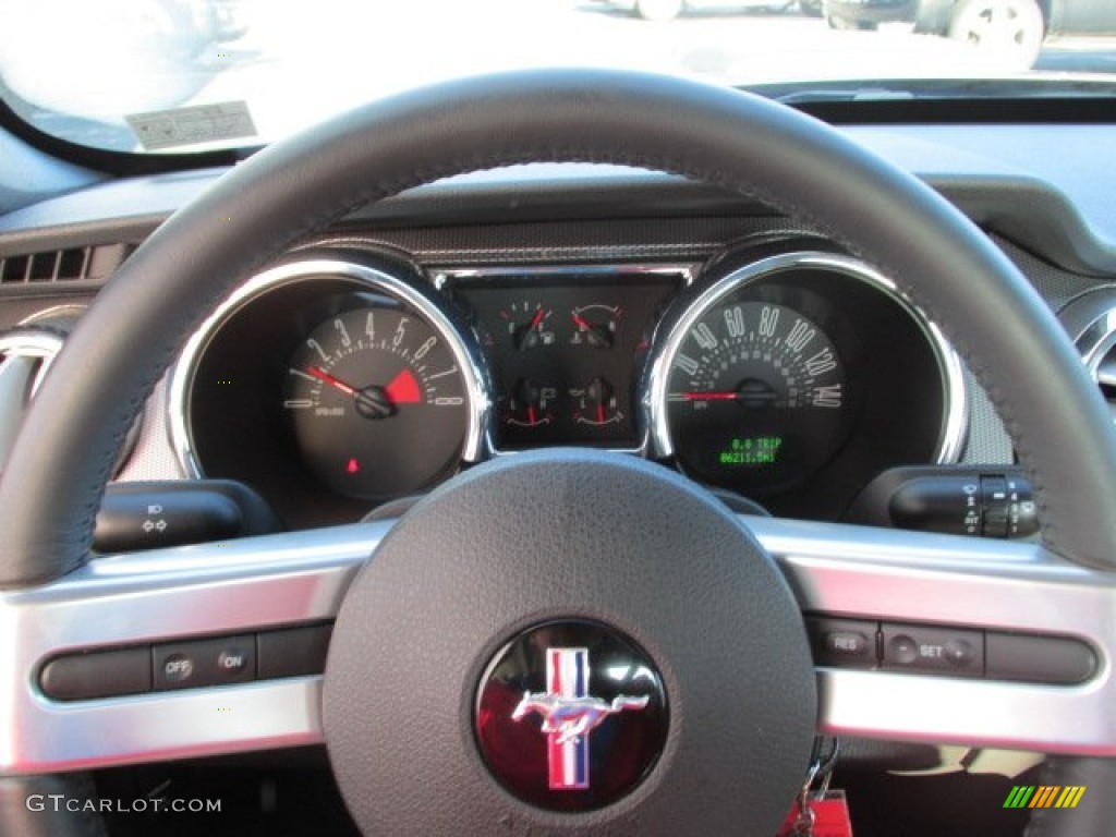 2008 Mustang GT Premium Coupe - Vapor Silver Metallic / Dark Charcoal photo #17