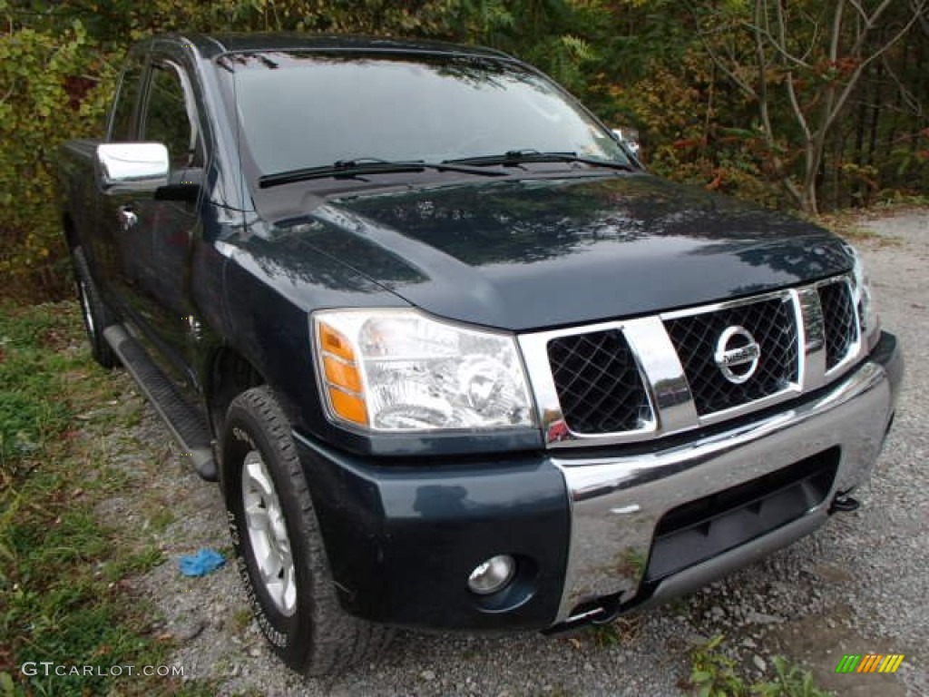 Deep Water Blue/Green Nissan Titan