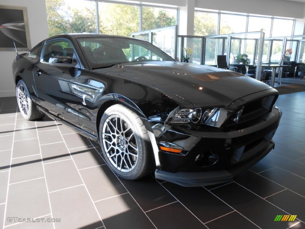 2013 Mustang Shelby GT500 SVT Performance Package Coupe - Black / Shelby Charcoal Black/Black Accent photo #3