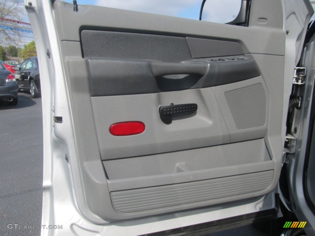 2008 Ram 1500 SXT Quad Cab 4x4 - Bright Silver Metallic / Medium Slate Gray photo #12