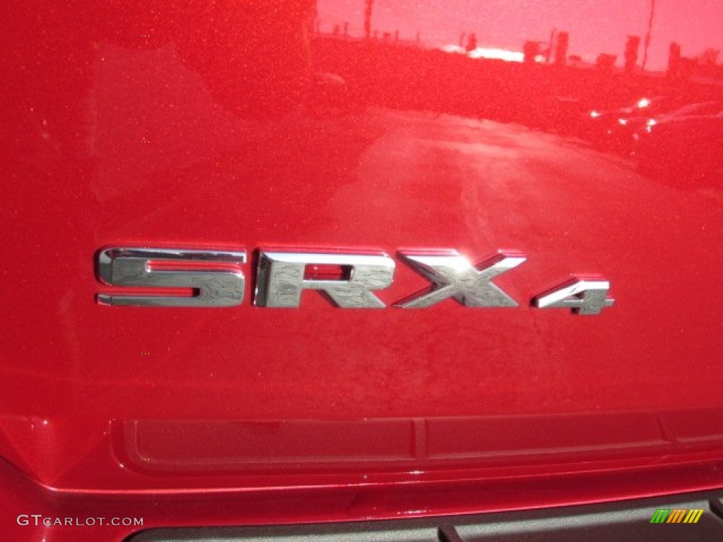 2013 SRX Luxury AWD - Crystal Red Tintcoat / Light Titanium/Ebony photo #8