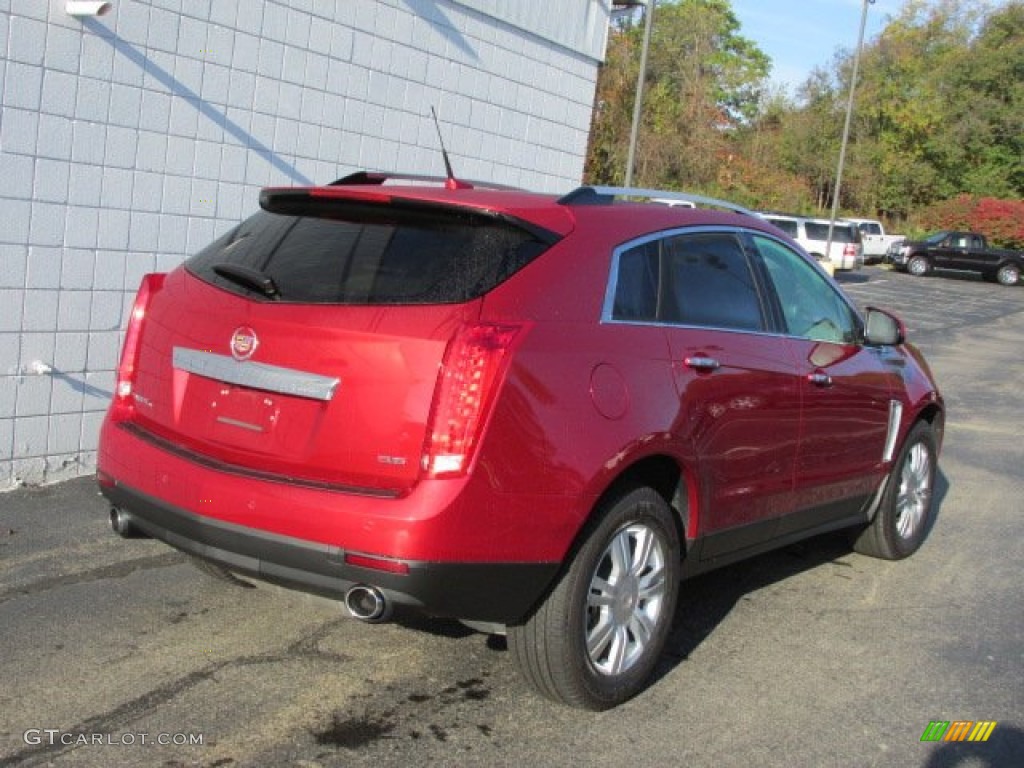 2013 SRX Luxury AWD - Crystal Red Tintcoat / Light Titanium/Ebony photo #10