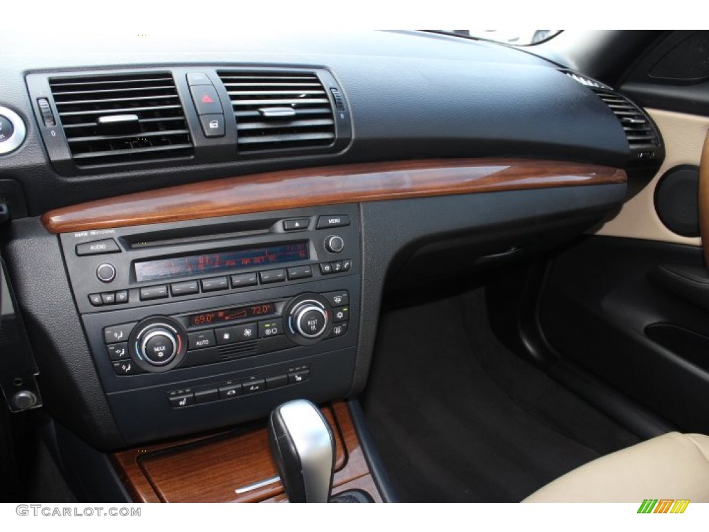 2008 1 Series 128i Convertible - Jet Black / Taupe photo #17