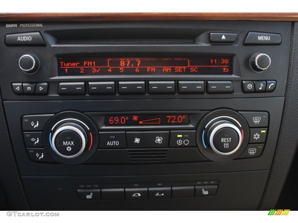 2008 1 Series 128i Convertible - Jet Black / Taupe photo #22