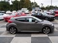 2013 Matte Gray Hyundai Veloster Turbo  photo #3