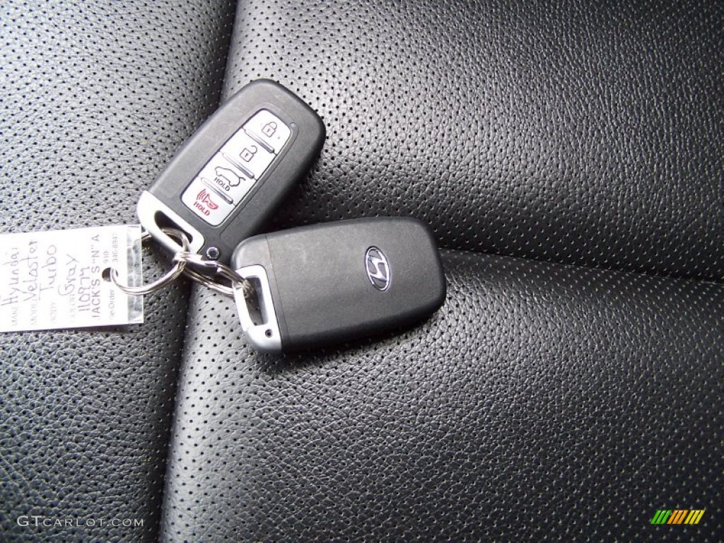 2013 Veloster Turbo - Matte Gray / Black photo #20