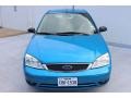 2007 Aqua Blue Metallic Ford Focus ZX5 SE Hatchback  photo #2