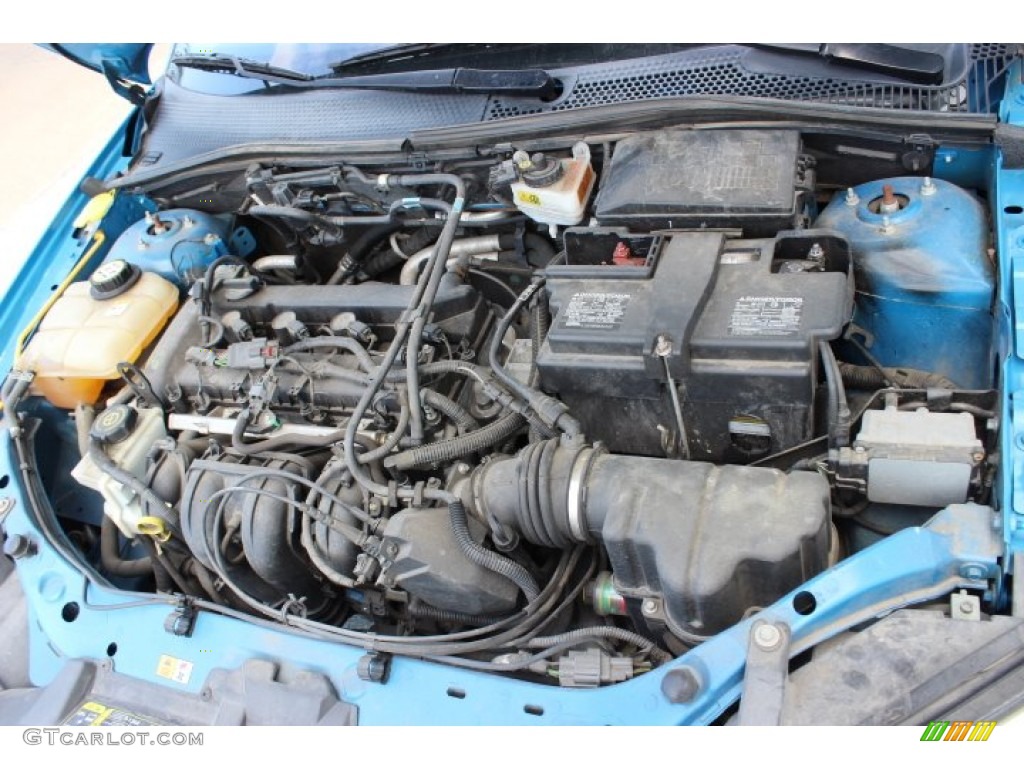 2007 Focus ZX5 SE Hatchback - Aqua Blue Metallic / Charcoal/Light Flint photo #29