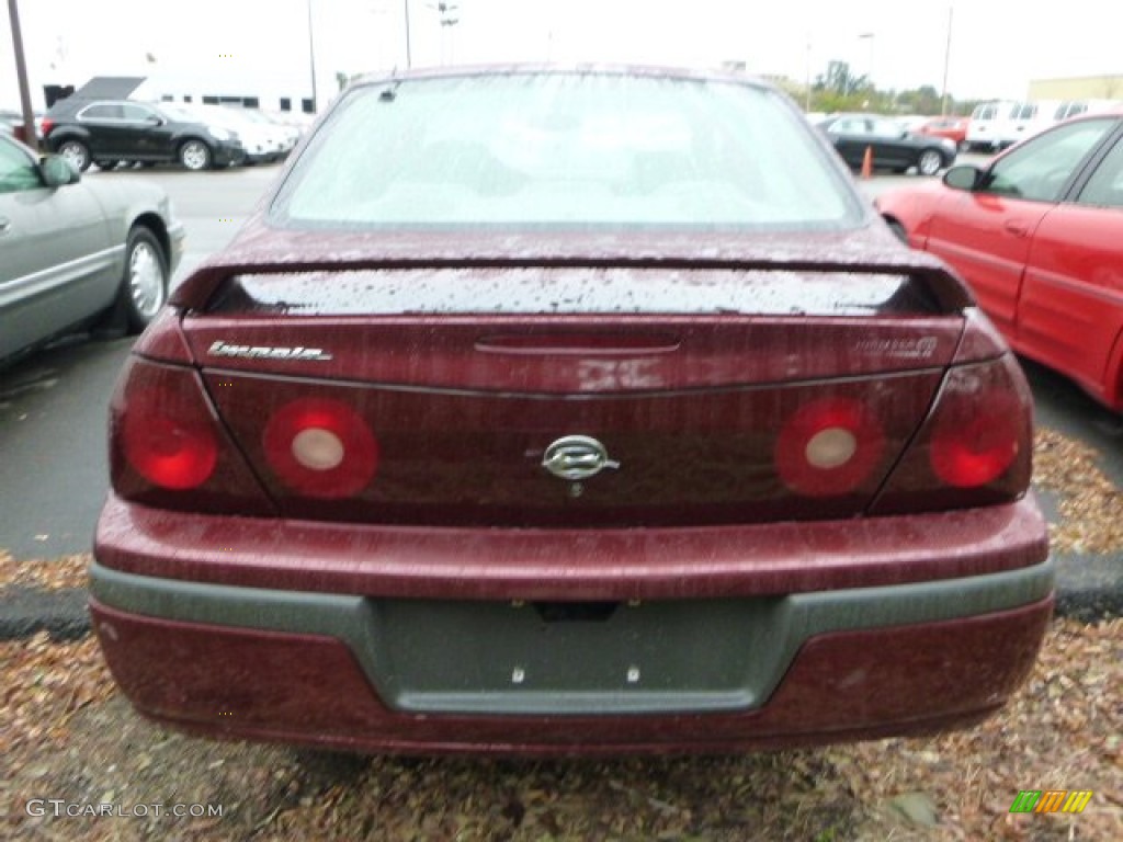 2001 Impala  - Dark Carmine Red Metallic / Medium Gray photo #3
