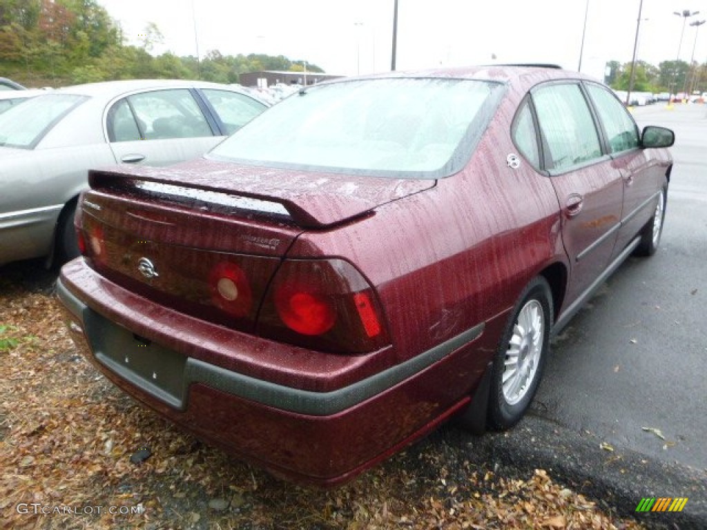 2001 Impala  - Dark Carmine Red Metallic / Medium Gray photo #4
