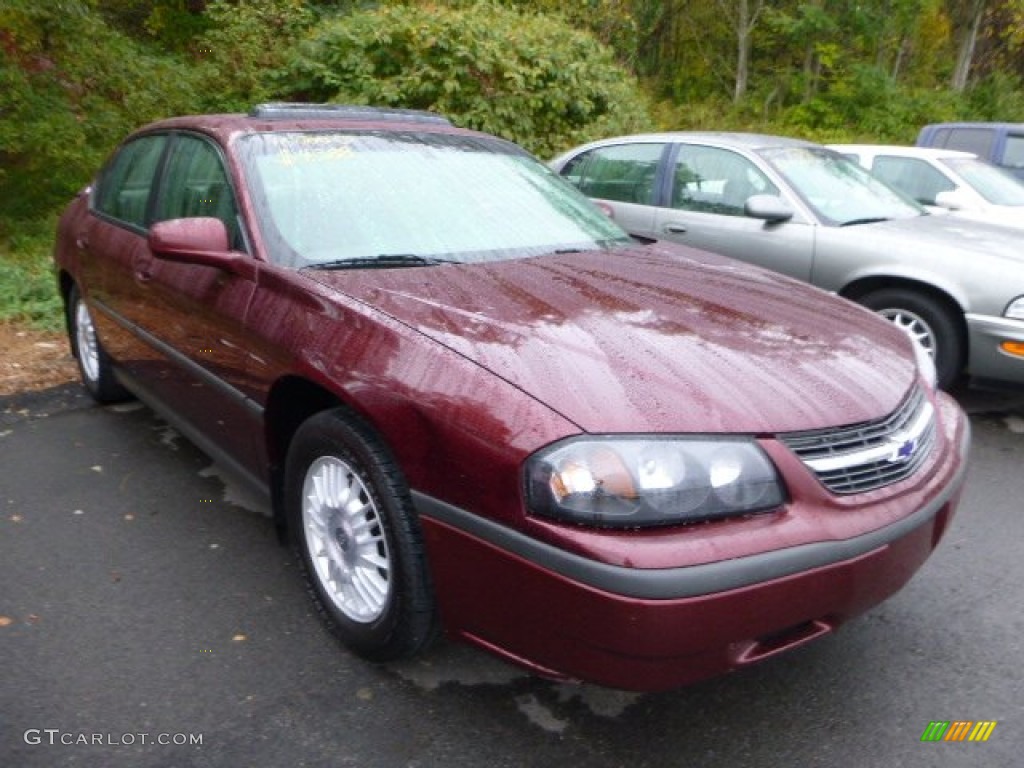 2001 Impala  - Dark Carmine Red Metallic / Medium Gray photo #5