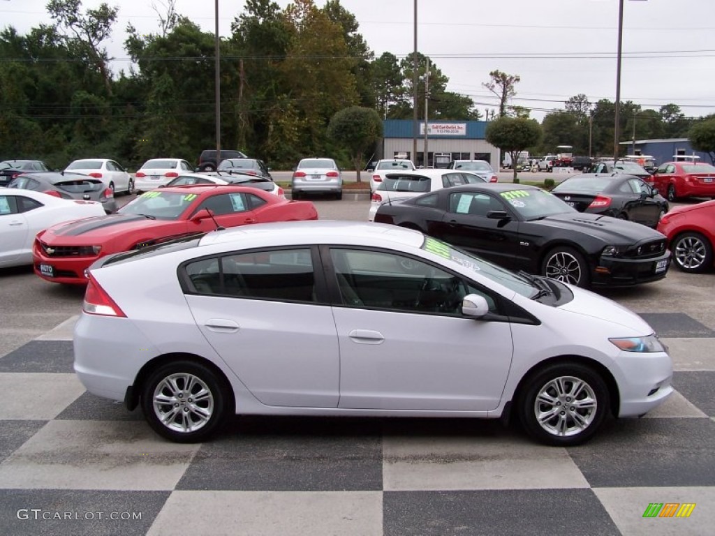 2010 Insight Hybrid EX - Spectrum White Pearl / Gray photo #3