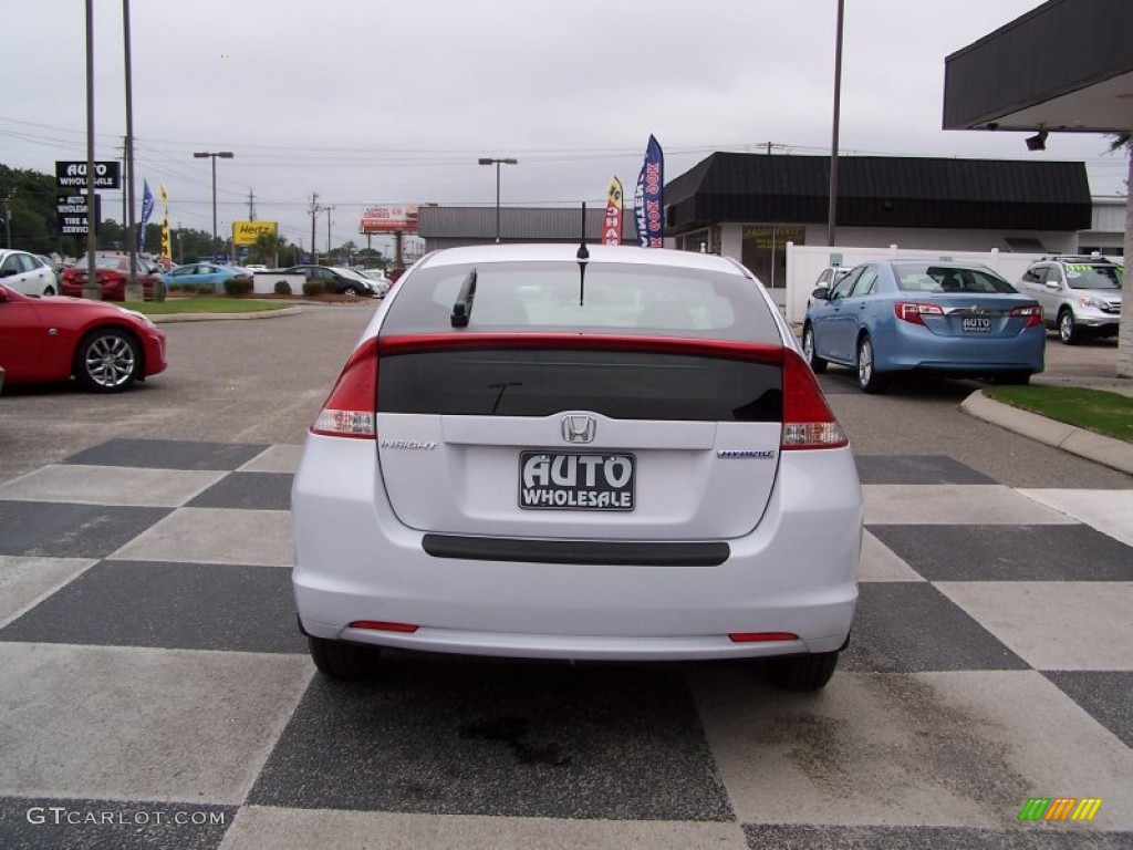 2010 Insight Hybrid EX - Spectrum White Pearl / Gray photo #4
