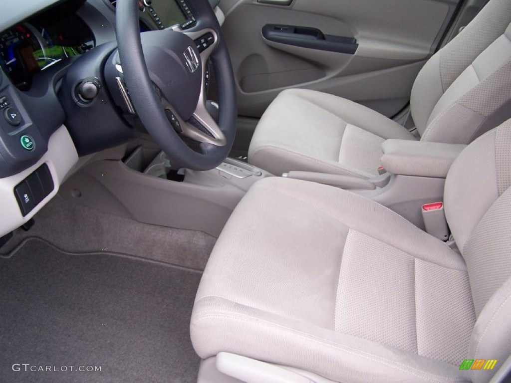 2010 Insight Hybrid EX - Spectrum White Pearl / Gray photo #14