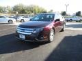 2012 Bordeaux Reserve Metallic Ford Fusion SEL V6 AWD  photo #1