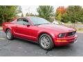 2005 Redfire Metallic Ford Mustang V6 Deluxe Coupe  photo #8