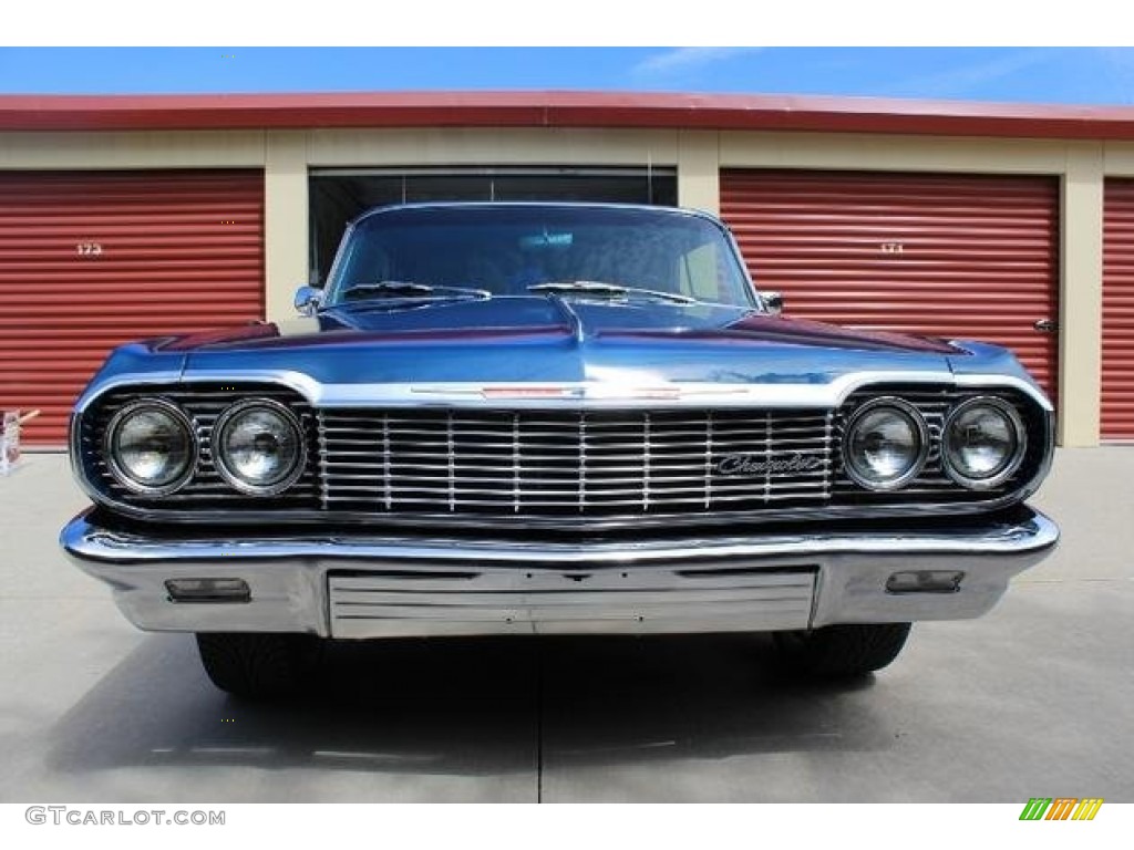 1964 Impala SS Coupe - Dark Blue / Black photo #5