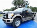 Front 3/4 View of 2014 F250 Super Duty King Ranch Crew Cab 4x4