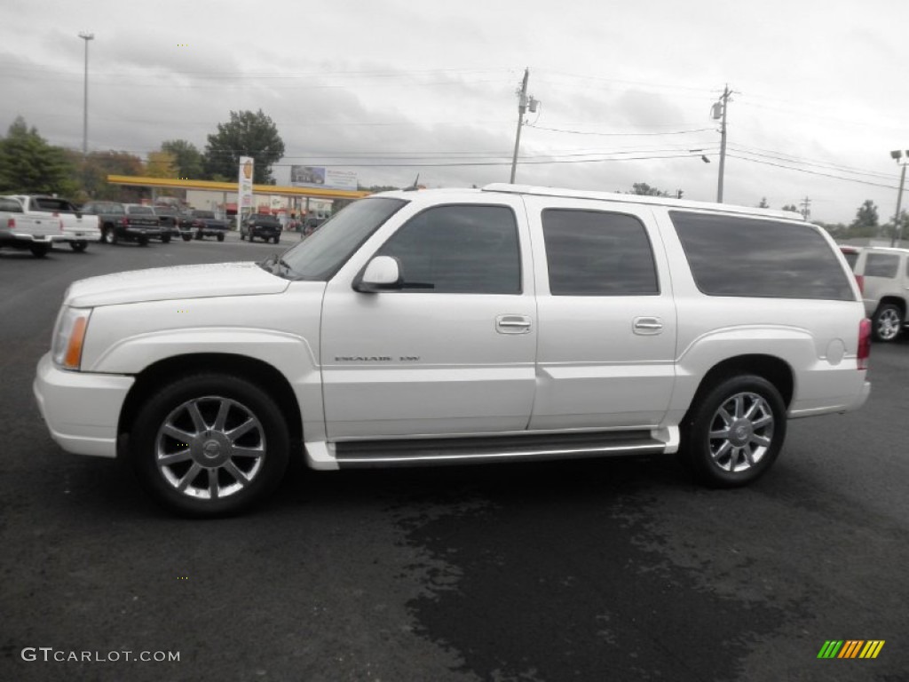 White Diamond 2005 Cadillac Escalade ESV Platinum AWD Exterior Photo #86893096