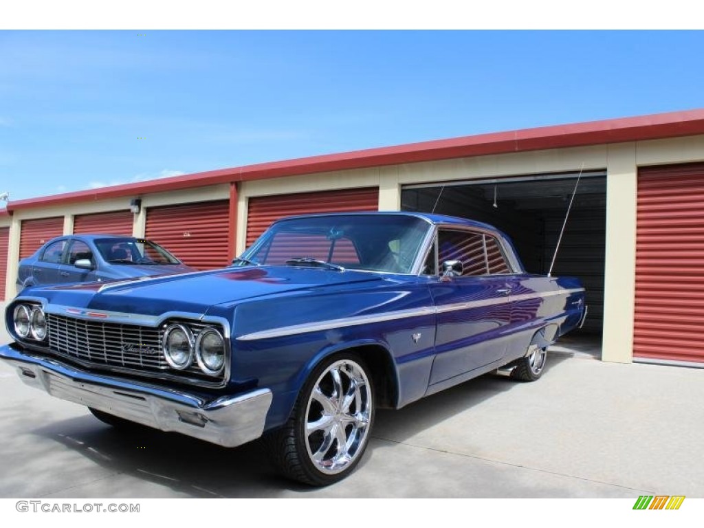 1964 Impala SS Coupe - Dark Blue / Black photo #7