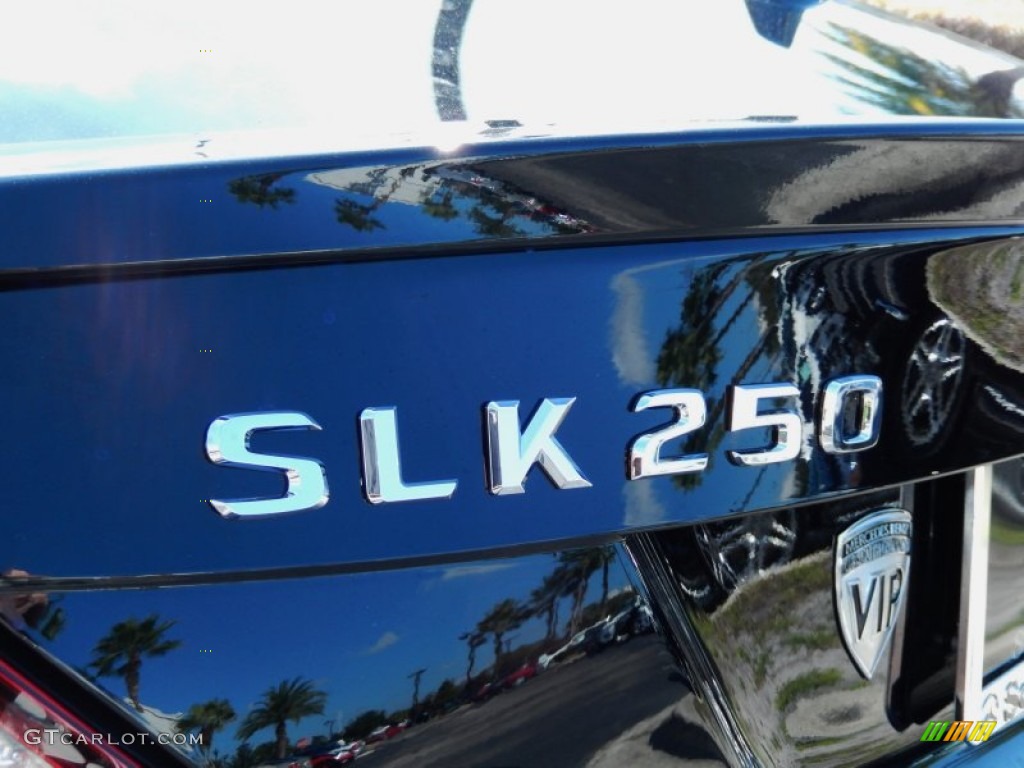 2014 SLK 250 Roadster - Black / Black photo #4