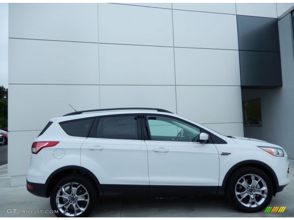 2014 Escape SE 1.6L EcoBoost - Oxford White / Medium Light Stone photo #3