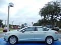 2014 Ice Storm Ford Fusion Hybrid S  photo #2