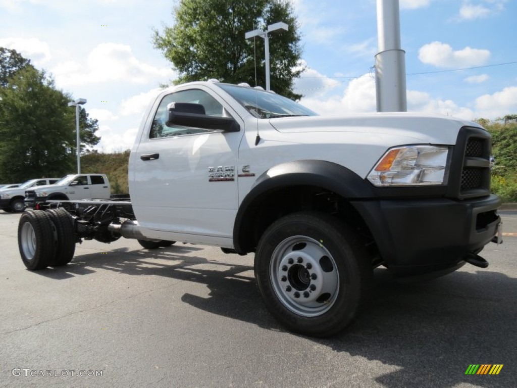 Bright White 2014 Ram 4500 Tradesman Regular Cab 4x4 Chassis Exterior Photo #86894067