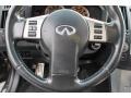 2007 Infiniti FX Graphite Interior Steering Wheel Photo