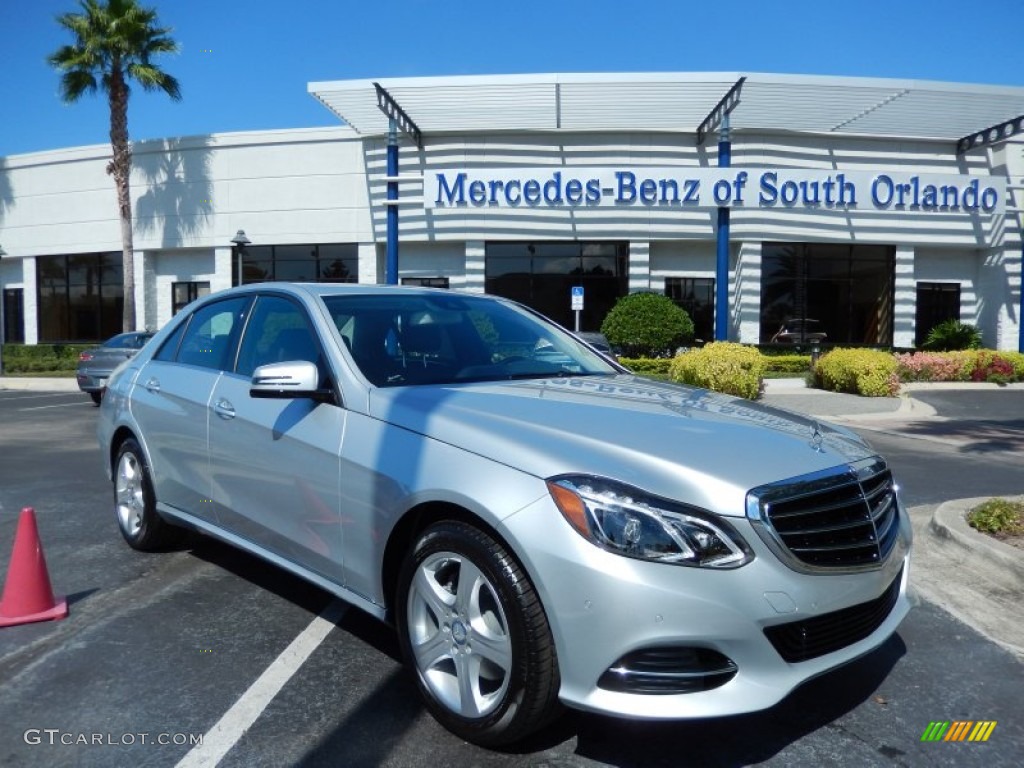 2014 E 350 Sedan - Iridium Silver Metallic / Black photo #1