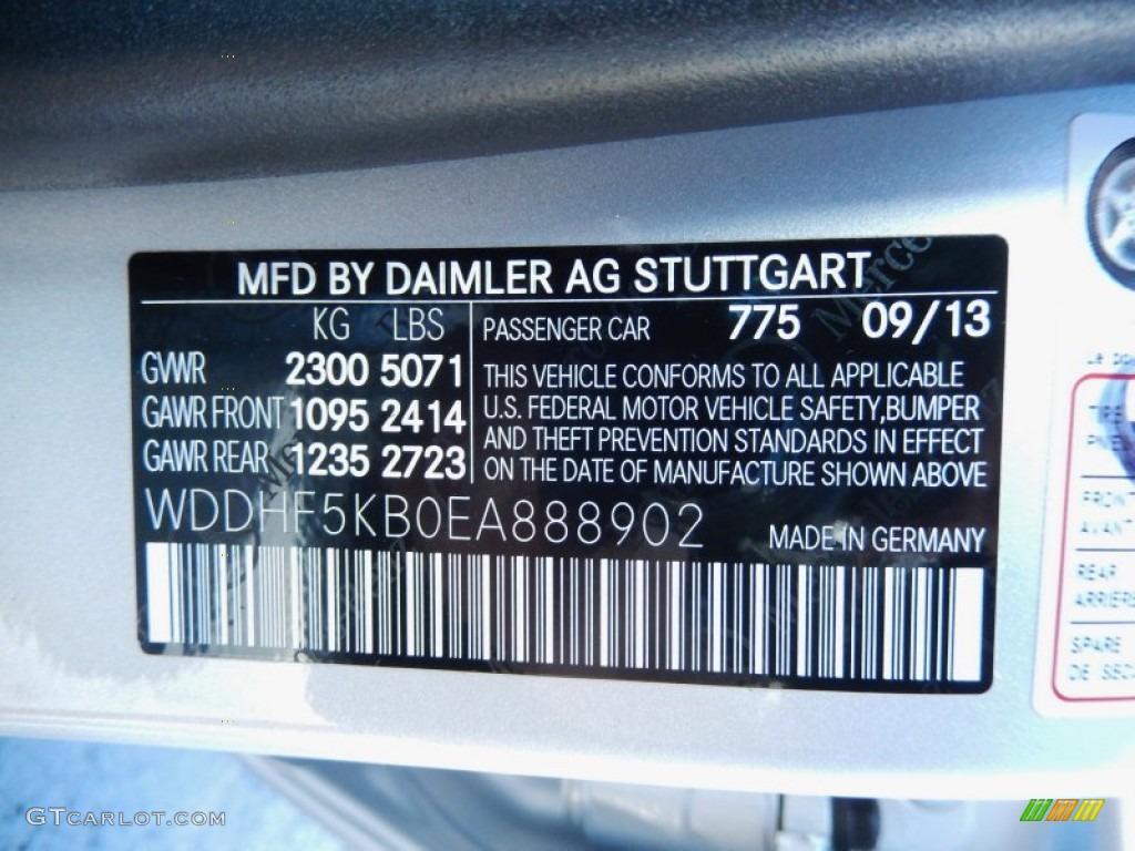 2014 E 350 Sedan - Iridium Silver Metallic / Black photo #8