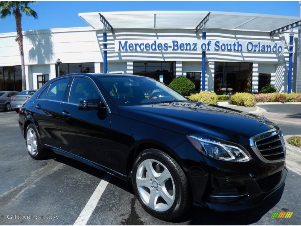 2014 E 350 Sedan - Black / Black photo #1