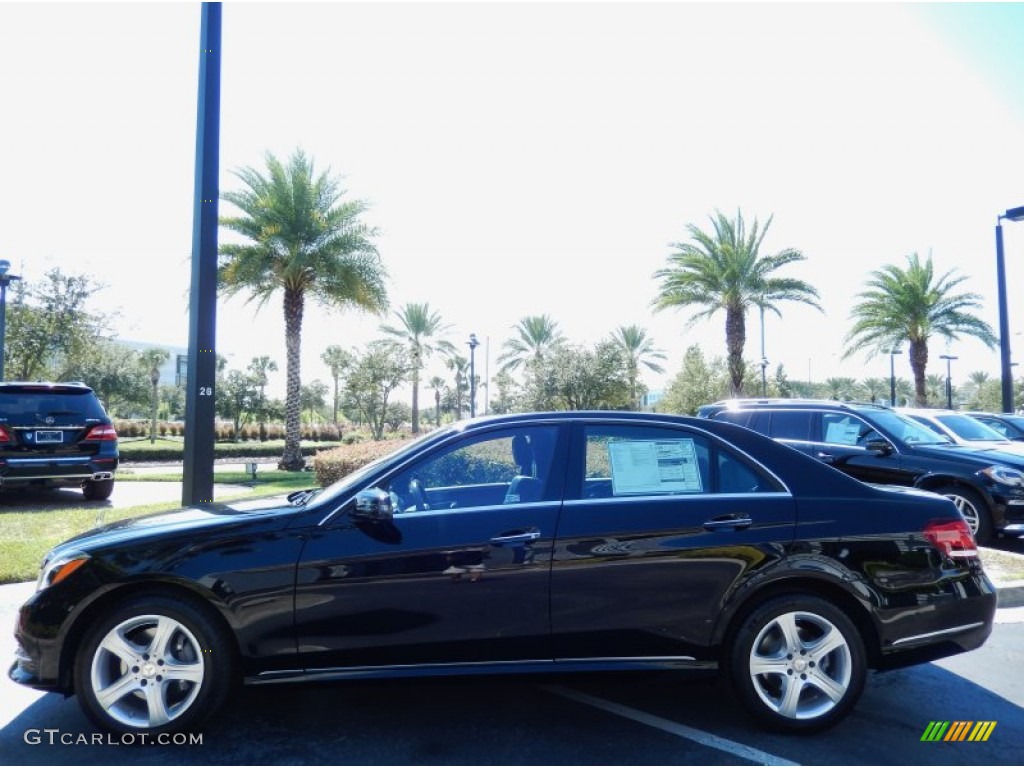 2014 E 350 Sedan - Black / Black photo #2