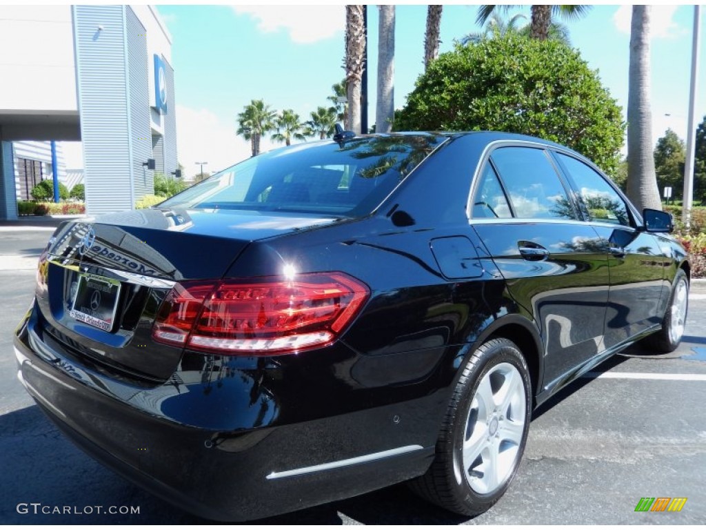 2014 E 350 Sedan - Black / Black photo #3