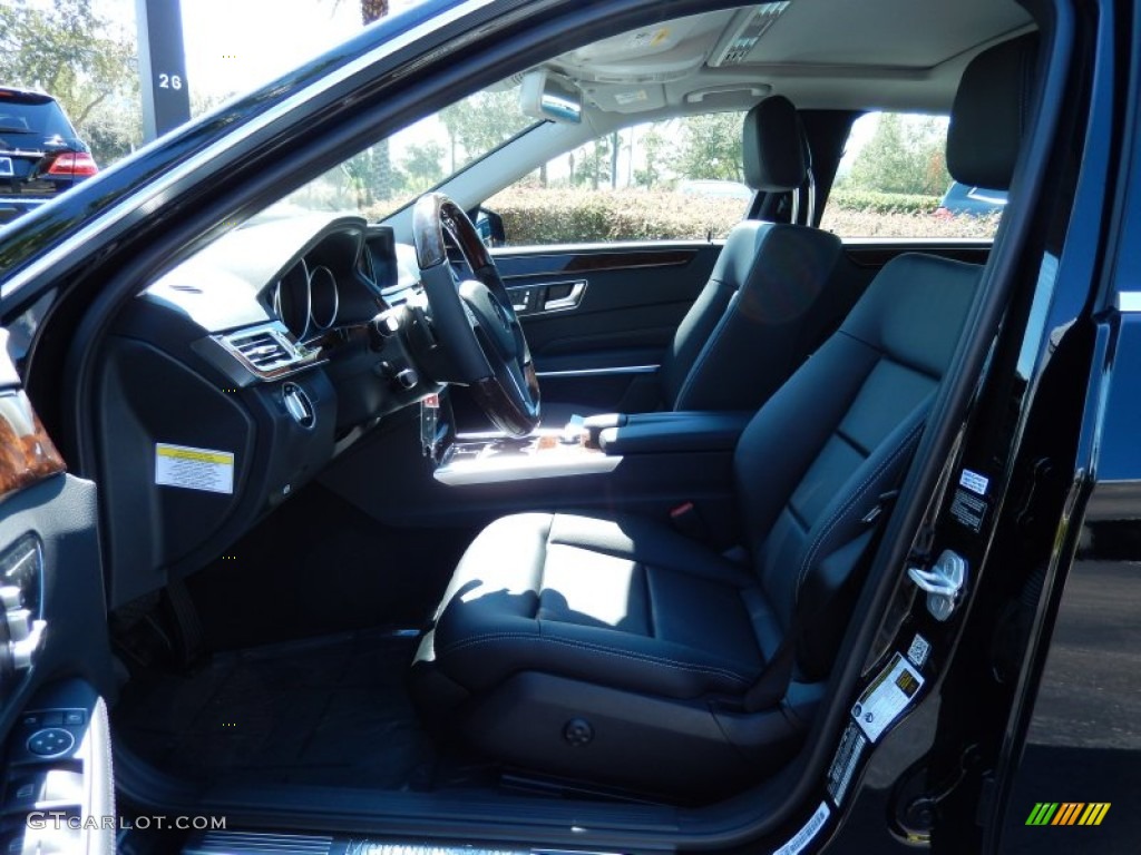 2014 E 350 Sedan - Black / Black photo #5