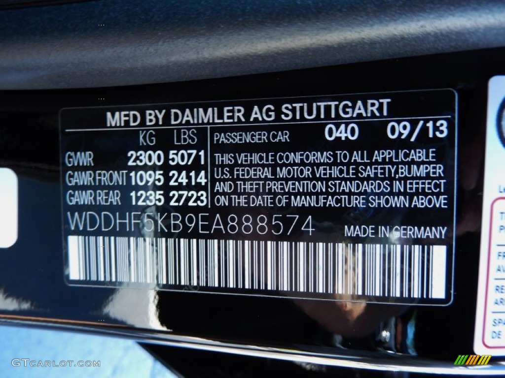 2014 E 350 Sedan - Black / Black photo #8