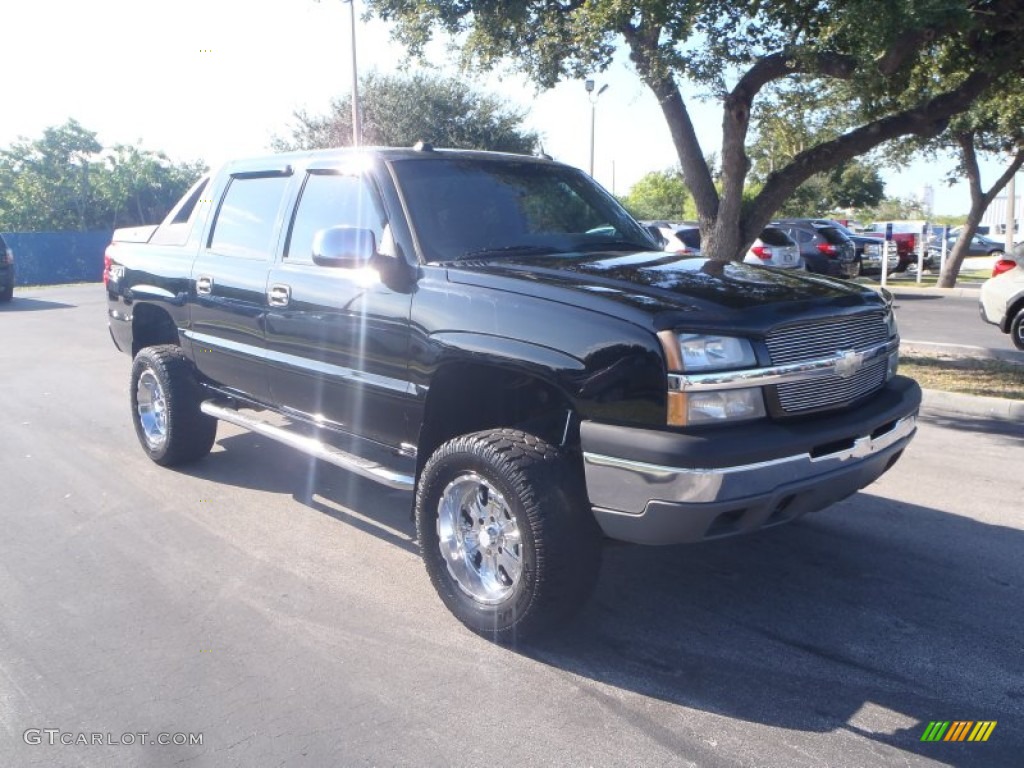 2005 Avalanche Z71 4x4 - Black / Tan/Neutral photo #1