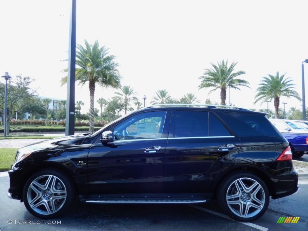 Black 2014 Mercedes-Benz ML 63 AMG Exterior Photo #86895343