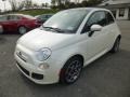 2013 Bianco Perla (Pearl White Tri-Coat) Fiat 500 Sport  photo #3