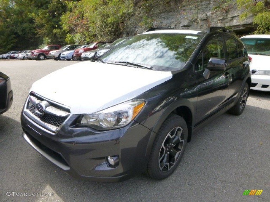 2014 XV Crosstrek 2.0i Premium - Dark Gray Metallic / Black photo #8