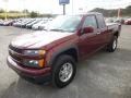 2009 Deep Ruby Red Metallic Chevrolet Colorado LT Extended Cab 4x4  photo #3