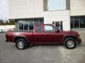 Deep Ruby Red Metallic 2009 Chevrolet Colorado LT Extended Cab 4x4 Exterior